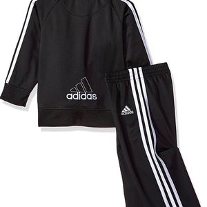 adidas Baby Boys Li'l Tricot Jacket & Pant Set